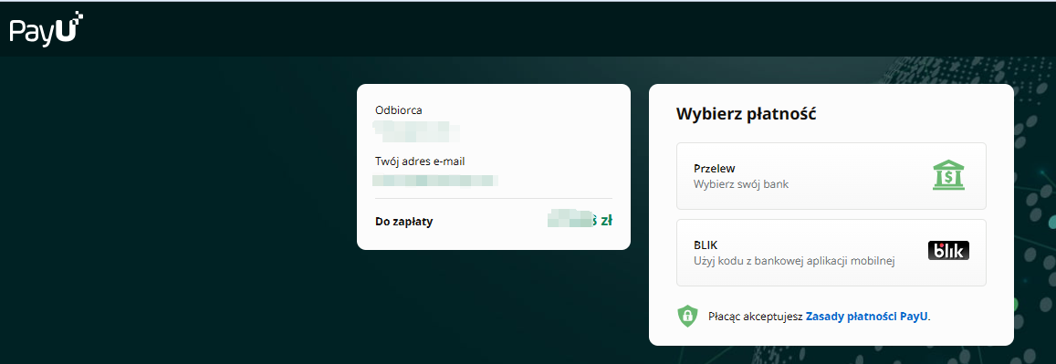 PayU User Interface Example